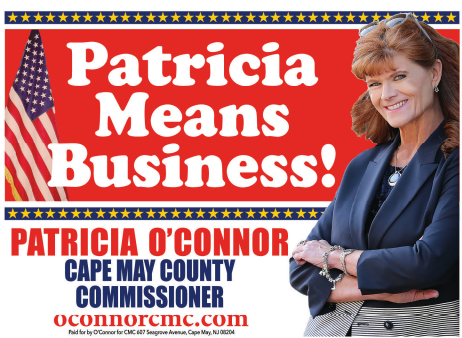 Yard sign for Patricia O'Connor